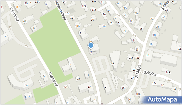 Kartuzy, Majkowskiego Aleksandra, dr., 4, mapa Kartuzy