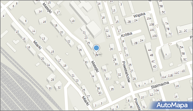 Kędzierzyn-Koźle, Matejki Jana, 29, mapa Kędzierzyna-Koźle