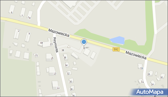 Kętrzyn, Mazowiecka, 6, mapa Kętrzyn