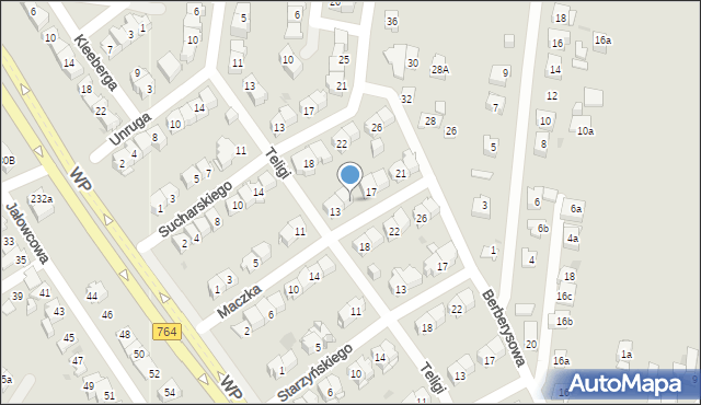 Kielce, Maczka Stanisława, gen., 15, mapa Kielc