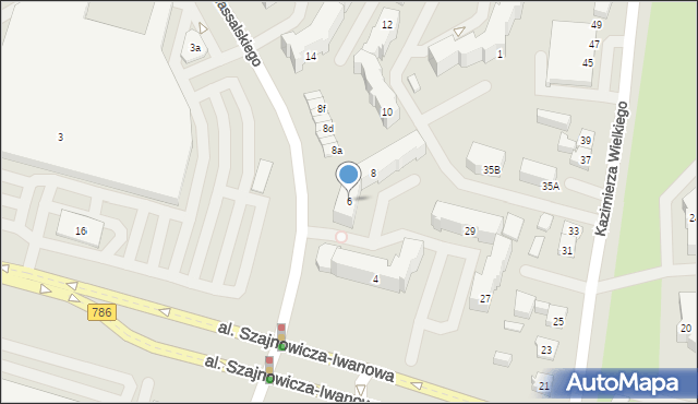 Kielce, Massalskiego Edmunda, 6, mapa Kielc