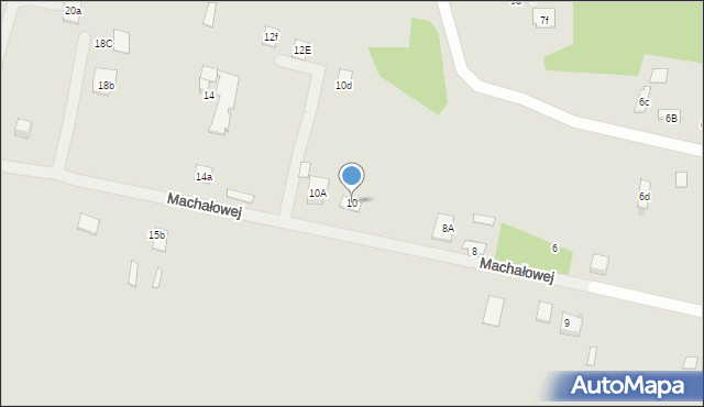 Kielce, Machałowej Natalii, 10, mapa Kielc