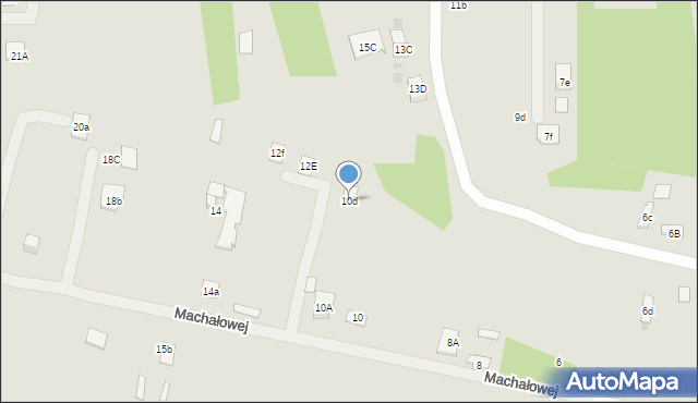 Kielce, Machałowej Natalii, 10d, mapa Kielc