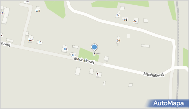 Kielce, Machałowej Natalii, 6, mapa Kielc