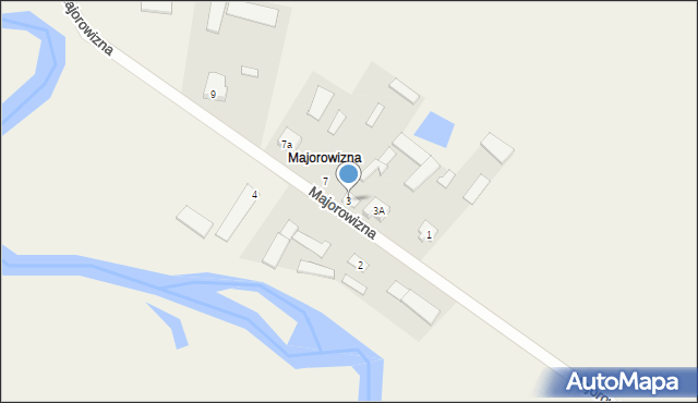 Kiersnówek, Majorowizna, 3, mapa Kiersnówek