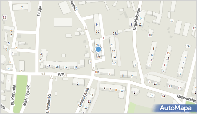 Kietrz, Matejki Jana, 16, mapa Kietrz