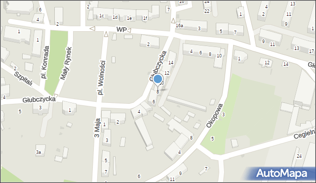 Kietrz, Matejki Jana, 8, mapa Kietrz