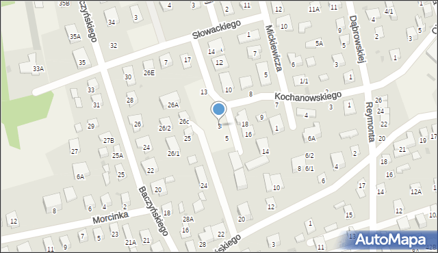 Kleosin, Makuszyńskiego Kornela, 3, mapa Kleosin