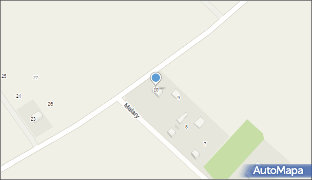 Kliczkowy, Malary, 10, mapa Kliczkowy