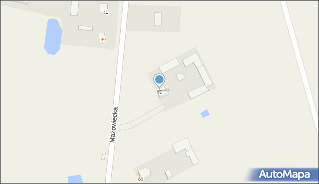 Klukowo, Mazowiecka, 62, mapa Klukowo