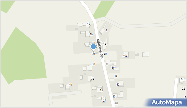 Kobyla, Markowicka, 35, mapa Kobyla