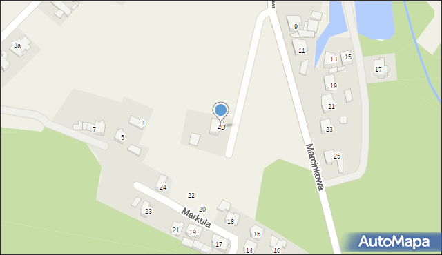 Kobyla Góra, Marcinkowa, 4D, mapa Kobyla Góra