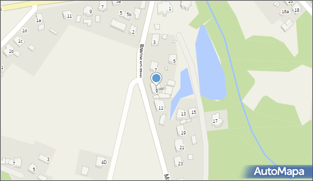 Kobyla Góra, Marcinkowa, 9, mapa Kobyla Góra