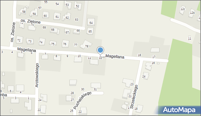 Kobylanka, Magellana Ferdynanda, 12, mapa Kobylanka