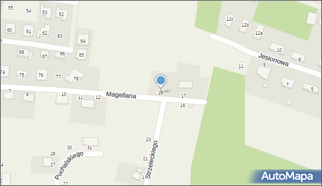 Kobylanka, Magellana Ferdynanda, 18, mapa Kobylanka