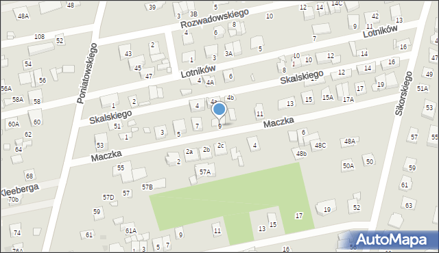 Kobyłka, Maczka Stanisława, gen., 9, mapa Kobyłka