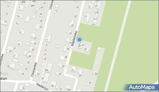 Kobyłka, Majdańska, 15, mapa Kobyłka