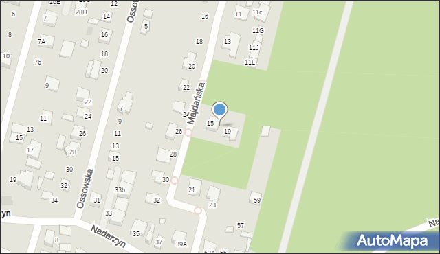 Kobyłka, Majdańska, 17, mapa Kobyłka