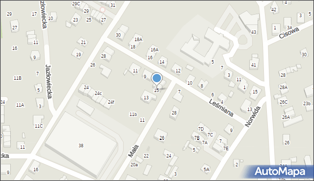 Kobyłka, Mała, 15, mapa Kobyłka