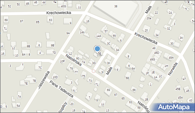 Kobyłka, Mała, 3F, mapa Kobyłka