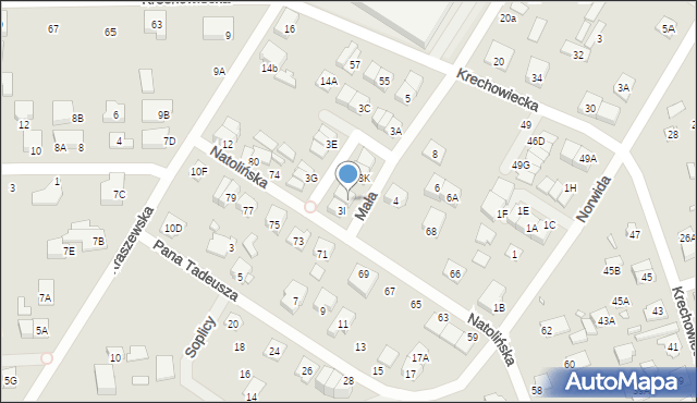 Kobyłka, Mała, 3J, mapa Kobyłka