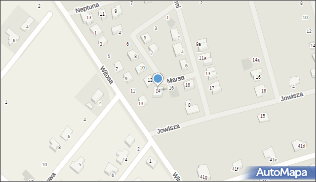 Kołobrzeg, Marsa, 14, mapa Kołobrzegu