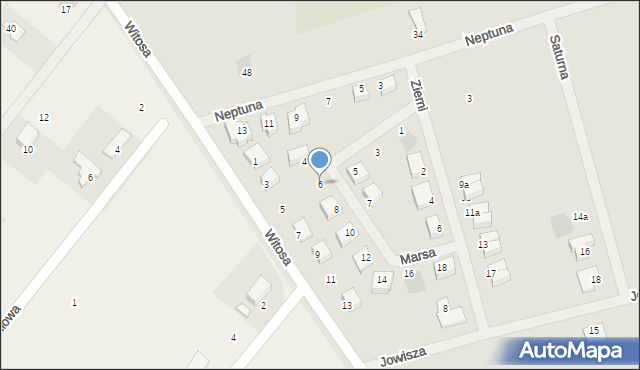 Kołobrzeg, Marsa, 6, mapa Kołobrzegu