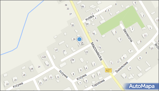 Komorowo, Mazowiecka, 31, mapa Komorowo