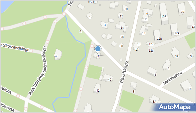 Konstancin-Jeziorna, Matejki Jana, 4, mapa Konstancin-Jeziorna