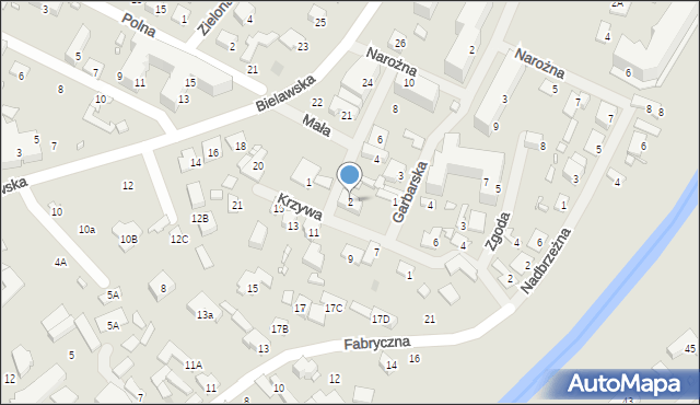 Konstancin-Jeziorna, Mała, 2, mapa Konstancin-Jeziorna