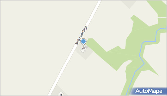 Korytnica, Małkowskiego Adama, 4a, mapa Korytnica