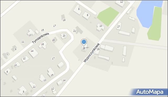 Korzystno, Majerankowa, 16, mapa Korzystno