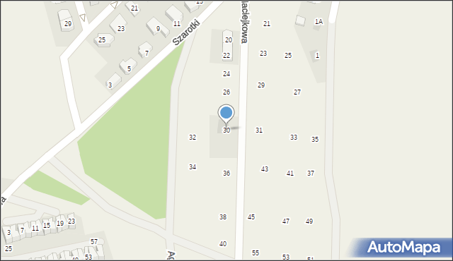 Kosakowo, Maciejkowa, 30, mapa Kosakowo