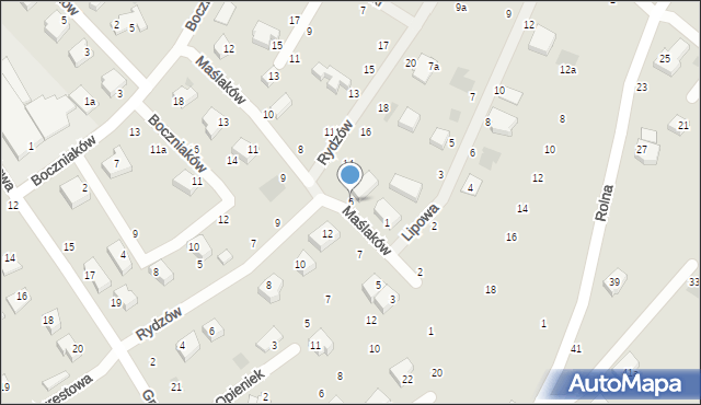 Koszalin, Maślaków, 6, mapa Koszalina