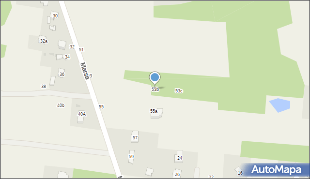 Kozerki, Marsa, 53b, mapa Kozerki
