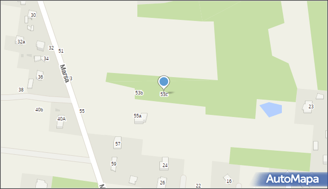 Kozerki, Marsa, 53c, mapa Kozerki