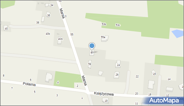 Kozerki, Marsa, 57, mapa Kozerki