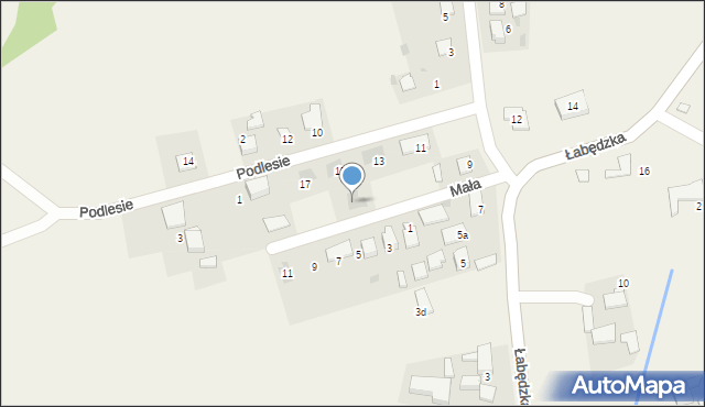 Kozłów, Mała, 4, mapa Kozłów