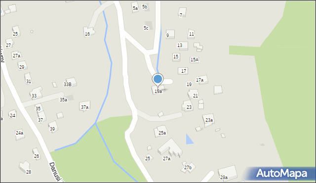 Kraków, Maćka z Bogdańca, 19a, mapa Krakowa
