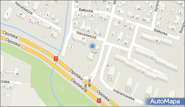 Kraków, Mackiewicza Józefa, 2a, mapa Krakowa