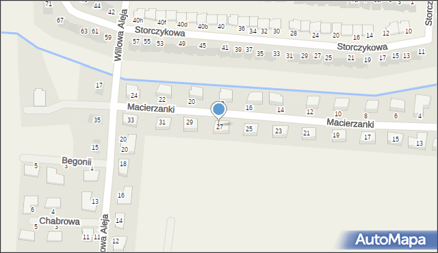 Kręczki, Macierzanki, 27, mapa Kręczki