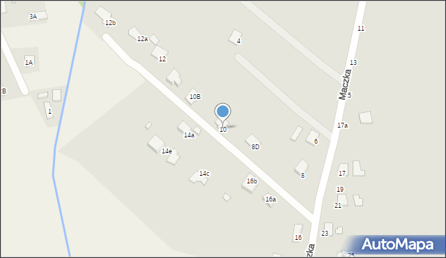 Krosno, Maczka Stanisława, gen., 10, mapa Krosna