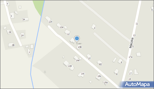 Krosno, Maczka Stanisława, gen., 10c, mapa Krosna