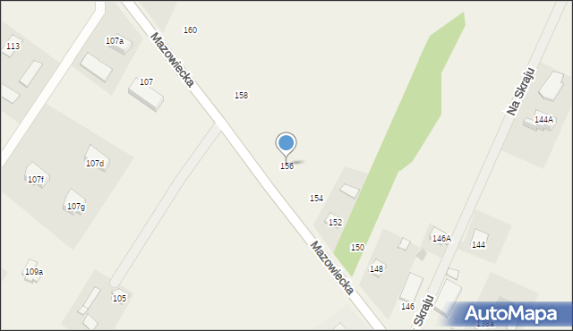 Książenice, Mazowiecka, 156, mapa Książenice