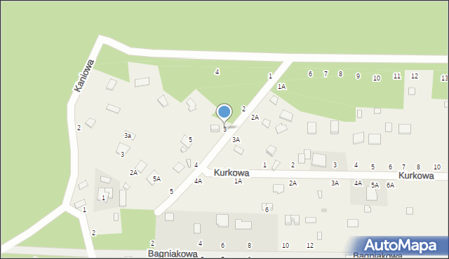 Kuby-Młyny, Maślakowa, 3, mapa Kuby-Młyny