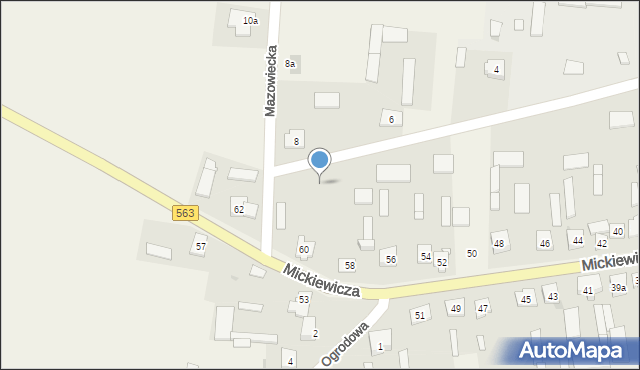 Kuczbork-Wieś, Mazowiecka, 9, mapa Kuczbork-Wieś