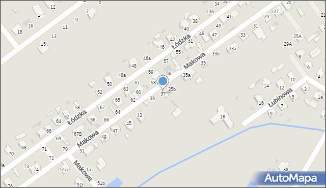 Kutno, Makowa, 37, mapa Kutno