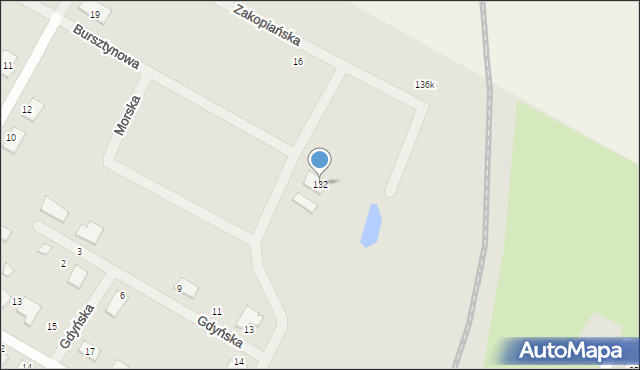 Kwidzyn, Malborska, 132, mapa Kwidzyn