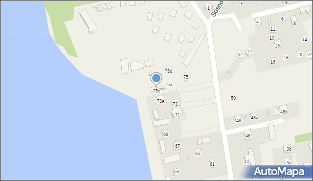 Łacha, Mazowiecka, 75c, mapa Łacha