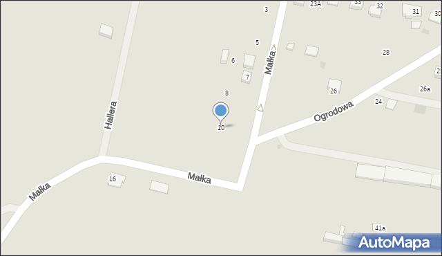 Łagów, Małka Antoniego, 10, mapa Łagów